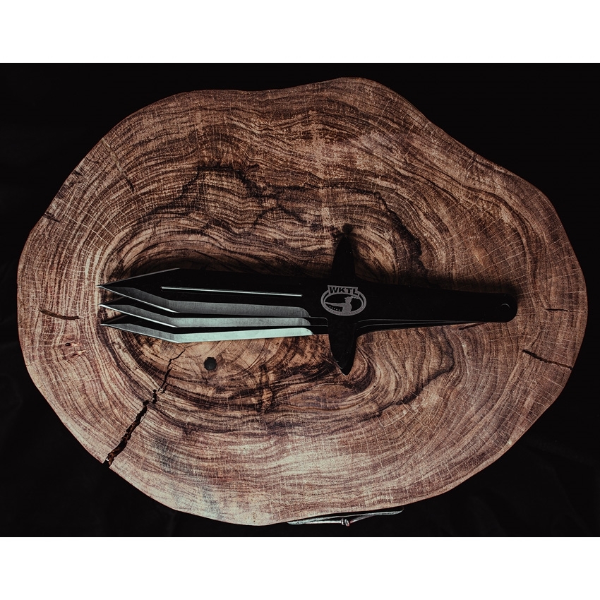 World Knife Throwing League - WKTL004 - Lancelot Throwing Knives - Fixed Blade Knife - 3Cr13 Stainless - Set of Three - Black - Image 5