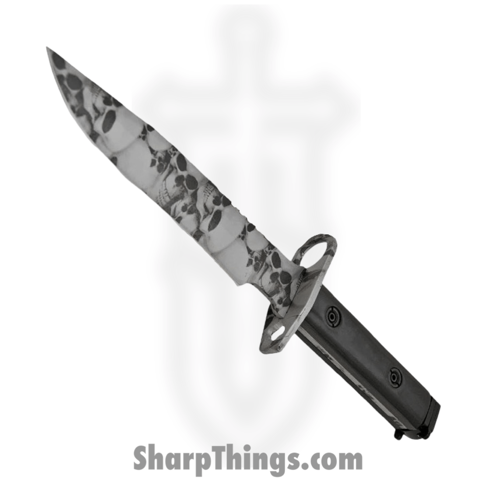 Shadow Ops - YF-02-SL - Heavy Duty Bayonet - Undead Skull - Grey