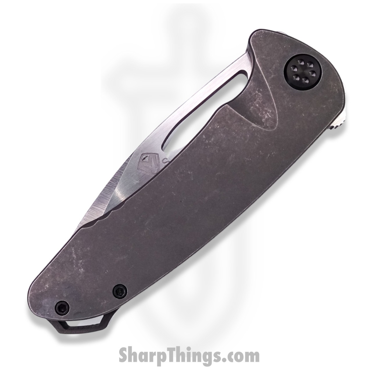 Medford Knife - MK038STQ-01TM-TPCP-BP - On Belay Folder - S35VN - "Old-School Tumbled" - Image 2