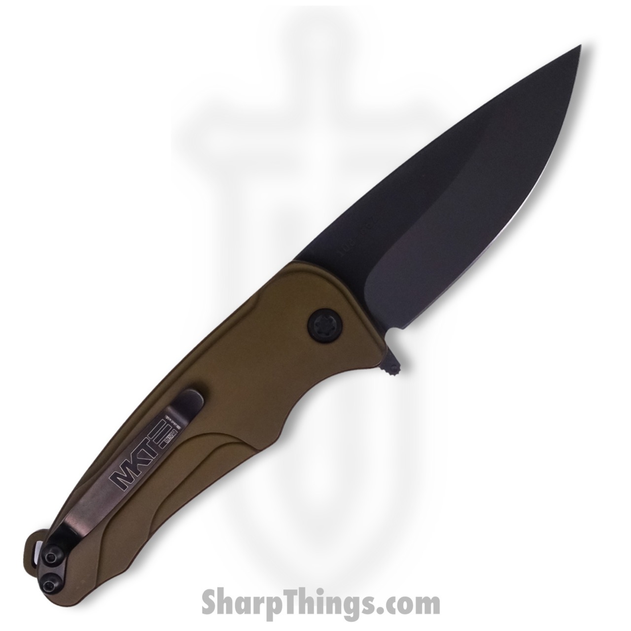 Medford Knife - MK039SPQ-46AW-TPCP-Q4 - Smooth Criminal Button Lock Folder - S35VN PVD - Dijon Yellow - Image 2