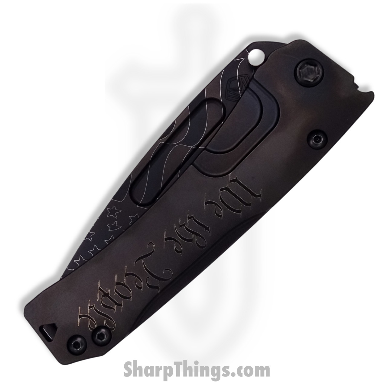 Medford Knife - MK2019PT-30TM-TPCP-Q4 - Slim Midi Tanto Folder - S90V PVD "American Flag" - "We The People" - Image 6