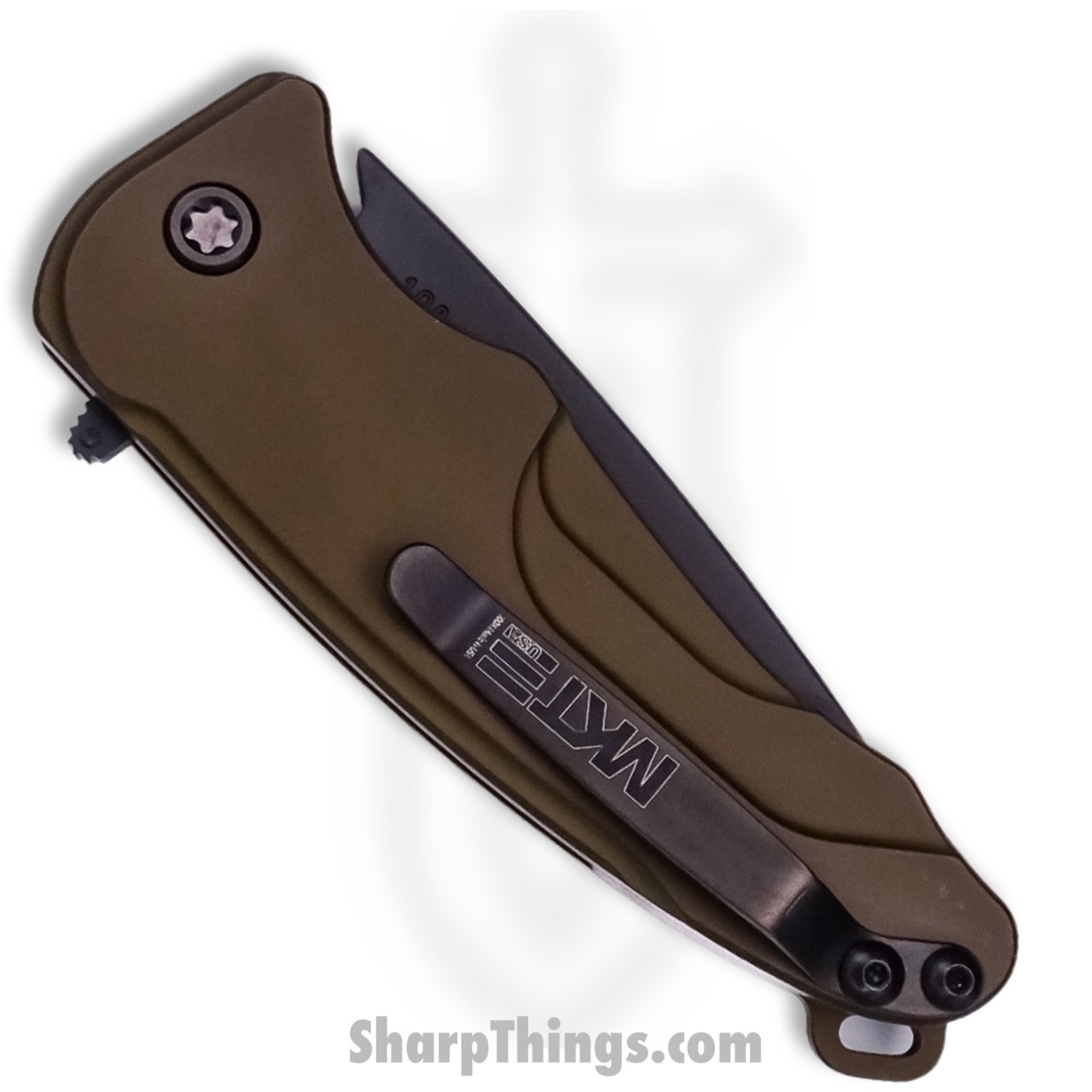 Medford Knife - MK039SPQ-46AW-TPCP-Q4 - Smooth Criminal Button Lock Folder - S35VN PVD - Dijon Yellow - Image 3