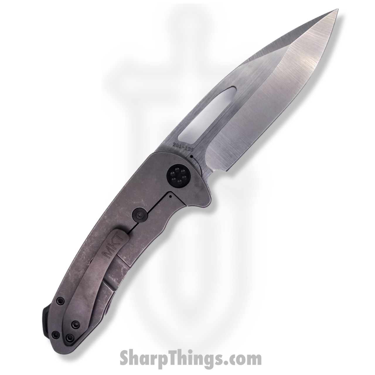 Medford Knife - MK038STQ-01TM-TPCP-BP - On Belay Folder - S35VN - "Old-School Tumbled" - Image 3