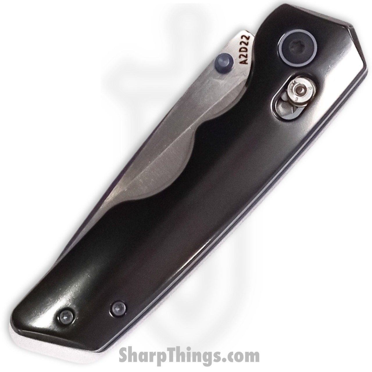 Attention 2 Detail Mercantile - A2DBLmBlkZir - Bar Lock Medium - Folding Knife - S30V Satin Drop Point - Zirconium - Black - Image 3