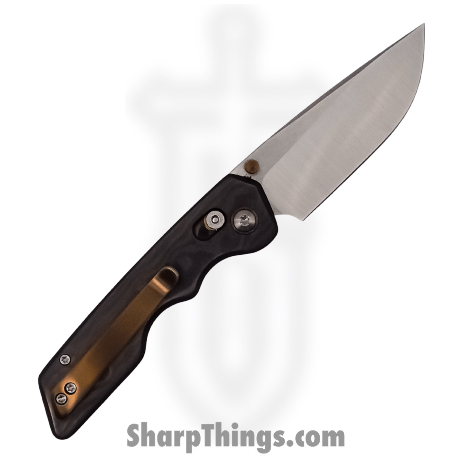 Attention 2 Detail Mercantile - A2DBLmBlkCmo - Bar Lock Medium - Folding Knife - S30V Two Tone Drop Point - Fat Carbon - Black - Image 2