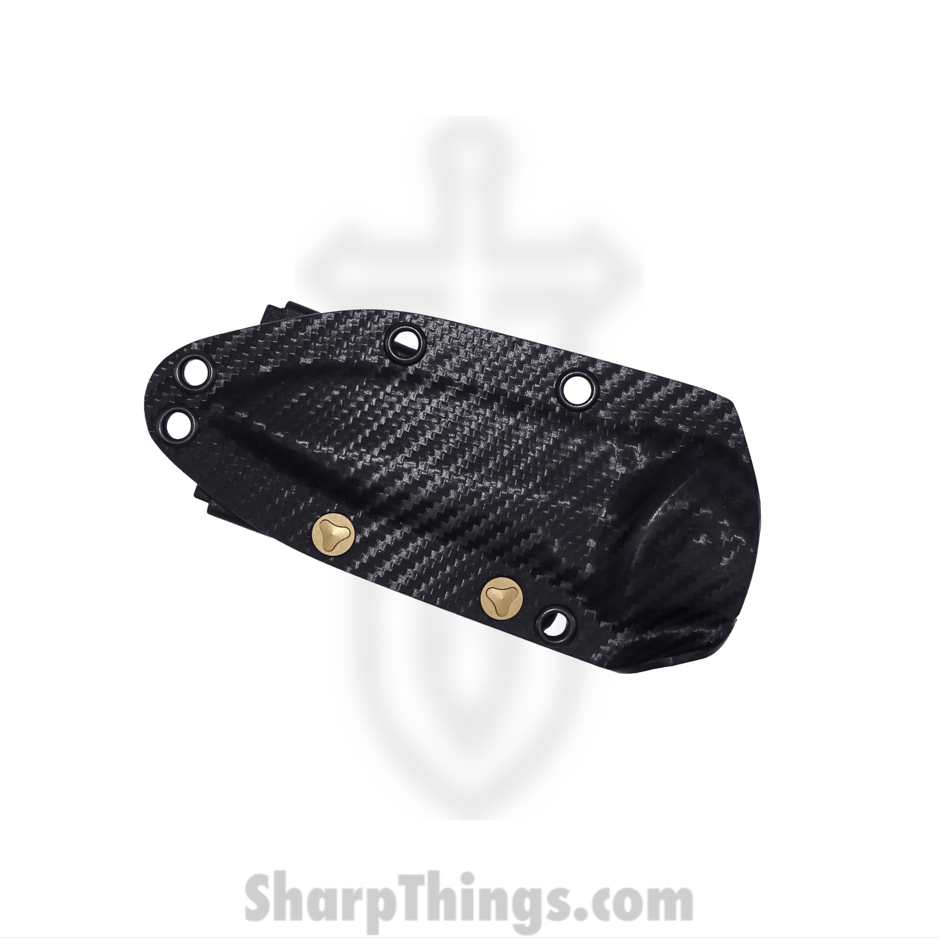 Microtech - 113M-2DLCCFS - Socom Alpha Mini - Fixed Blade Knife - M390 Coated Clip Point - Carbon Fiber - Black - Image 2