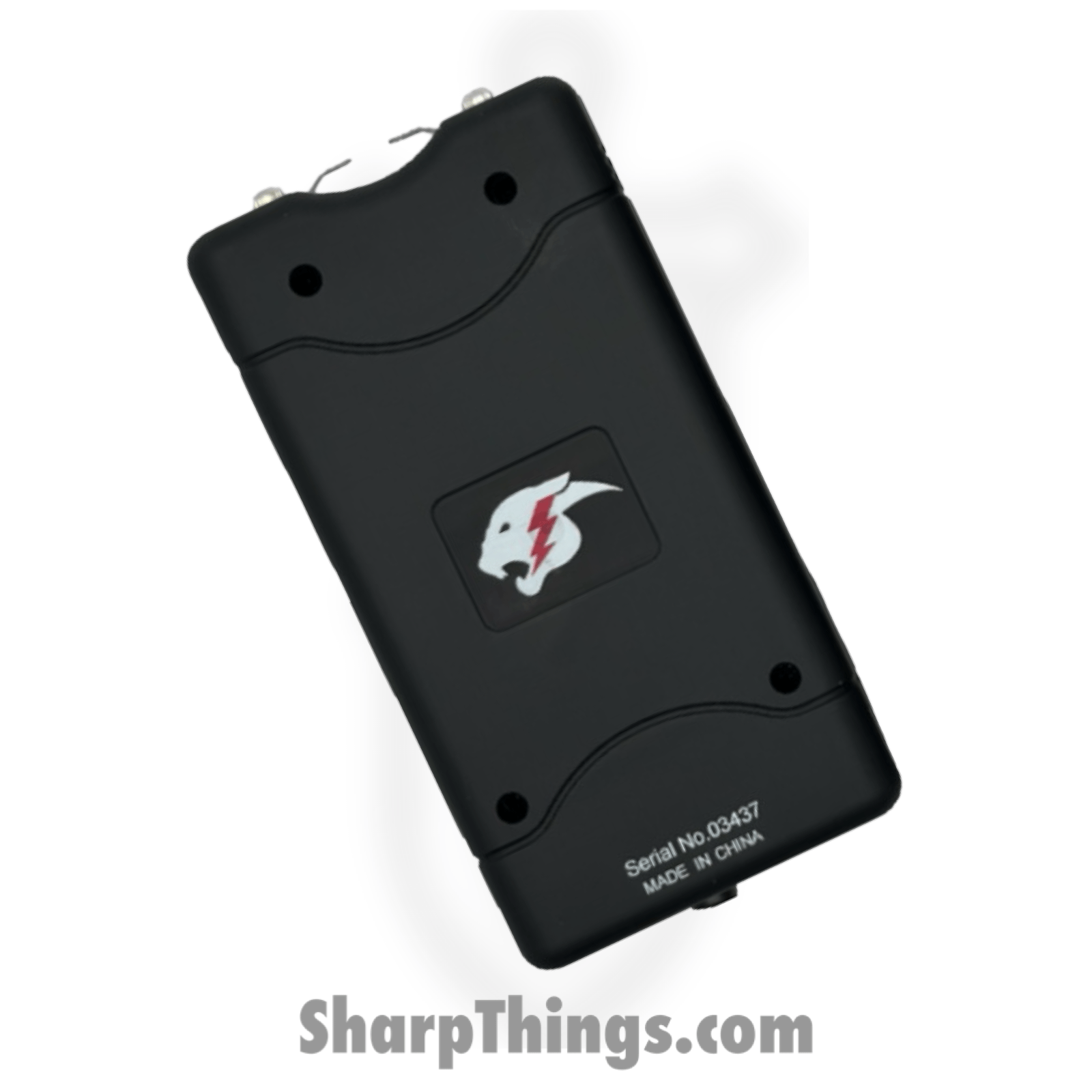 CHEETAH - L-100BK - Max Power Mini Stun Gun - Rubberized - Black