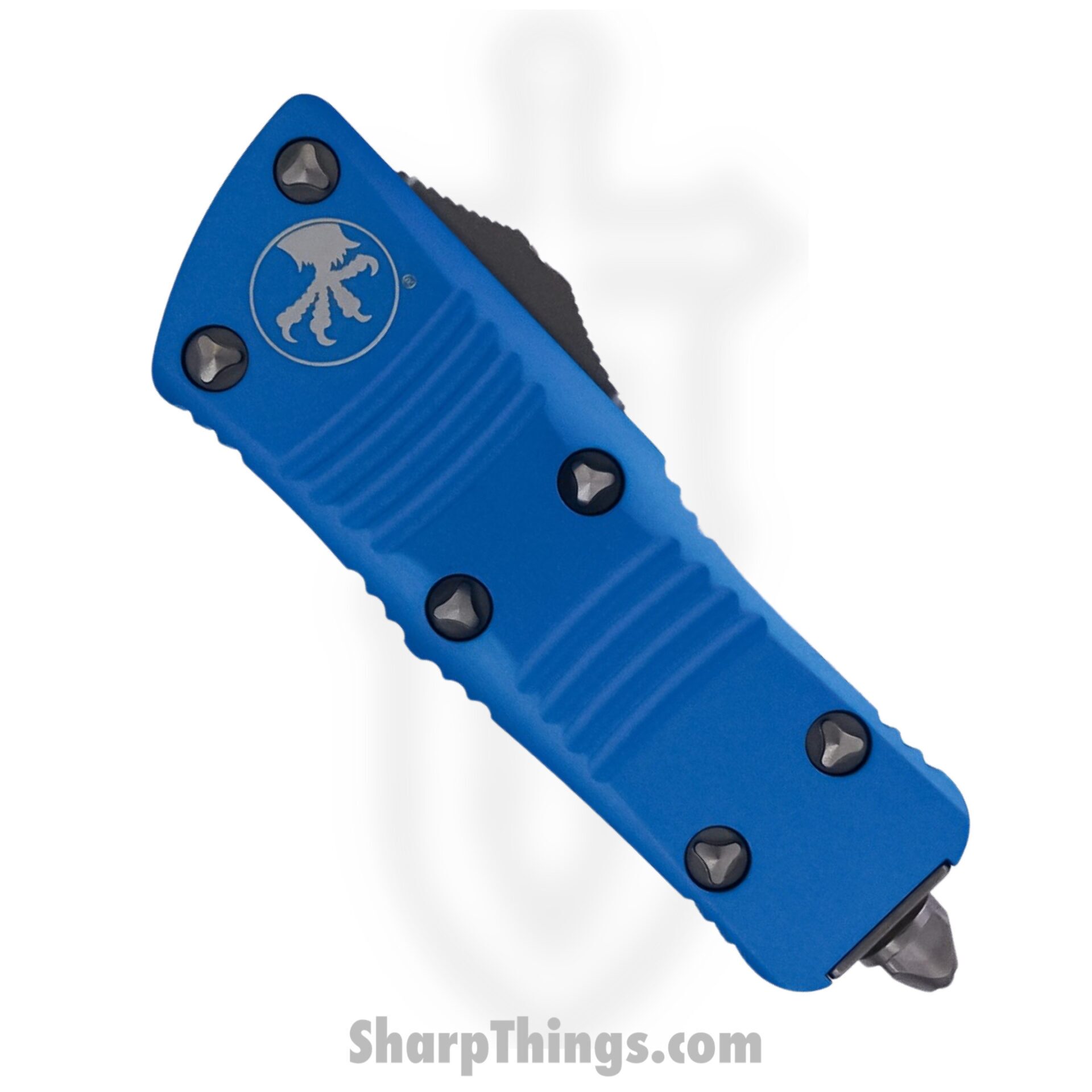 Microtech - 238-10TQ - Troodon Mini - OTF Auto - CTS-204P Stonewash Dagger - 6061-T6 Aluminum - Turquoise - Image 4