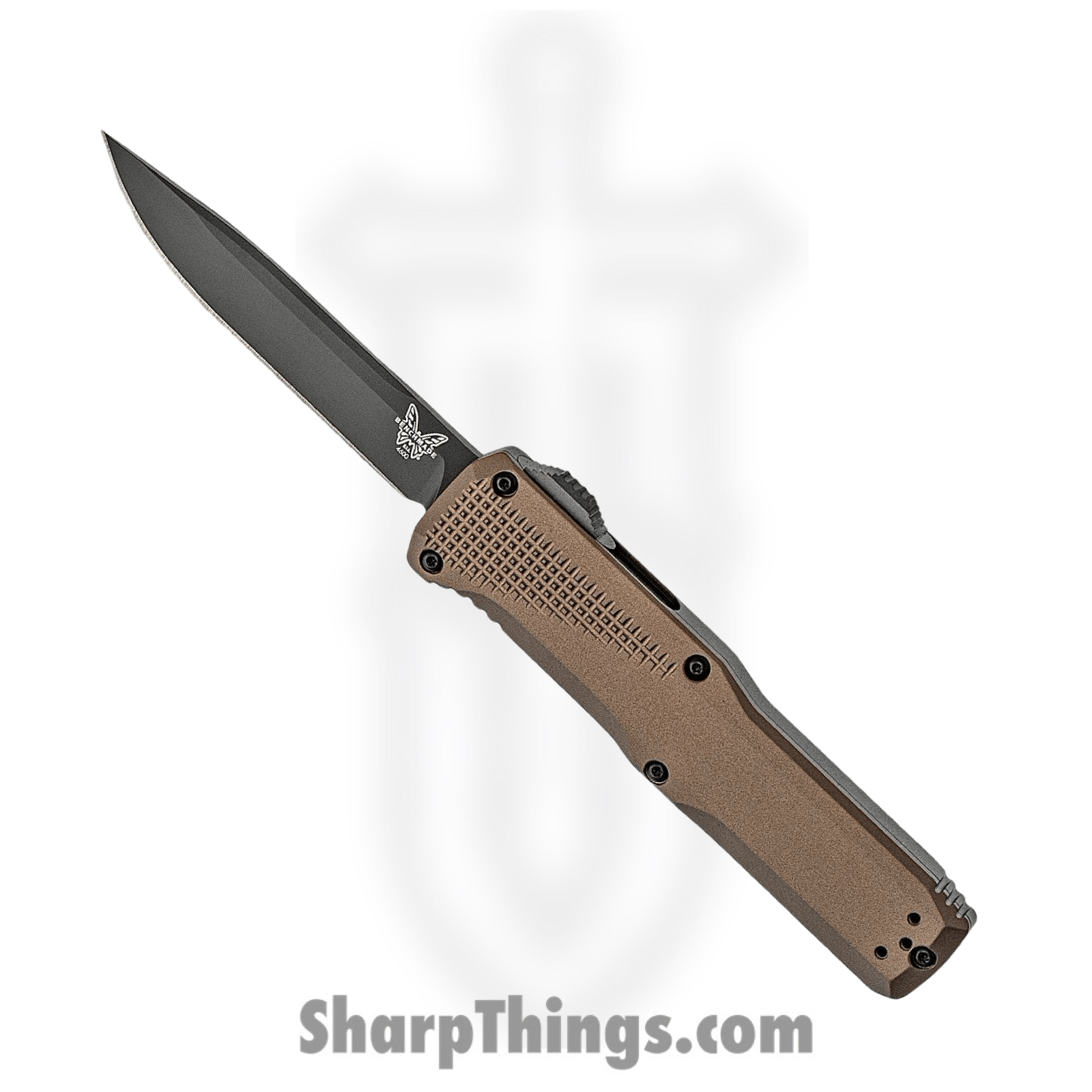 Benchmade - 4600DLC-1 - Phaeton - OTF Auto - S30V Coated Drop Point - 6061-T6 Aluminum - Brown