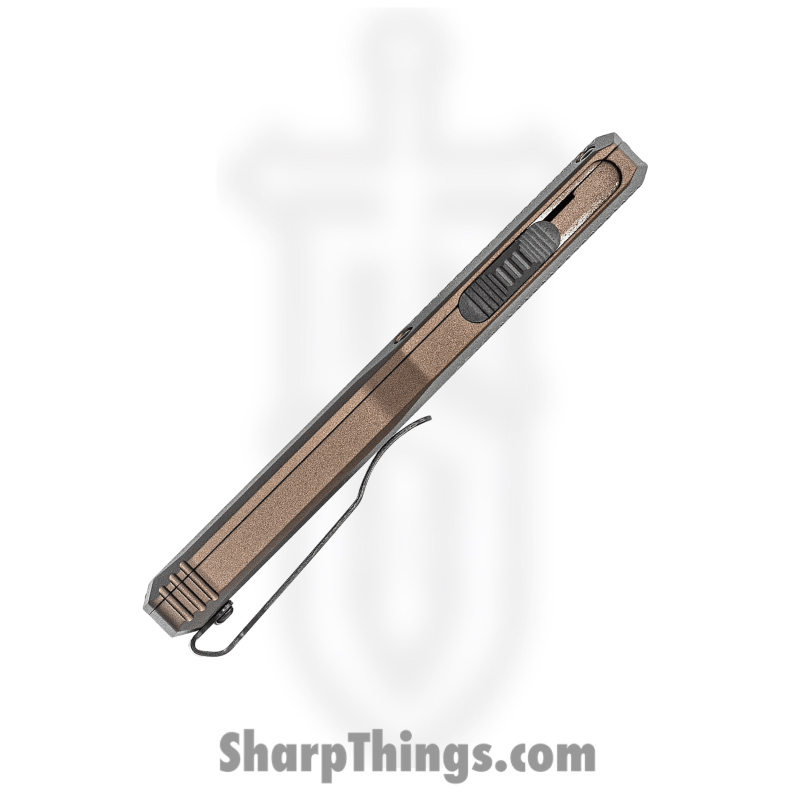 Benchmade - 4600DLC-1 - Phaeton - OTF Auto - S30V Coated Drop Point - 6061-T6 Aluminum - Brown - Image 4