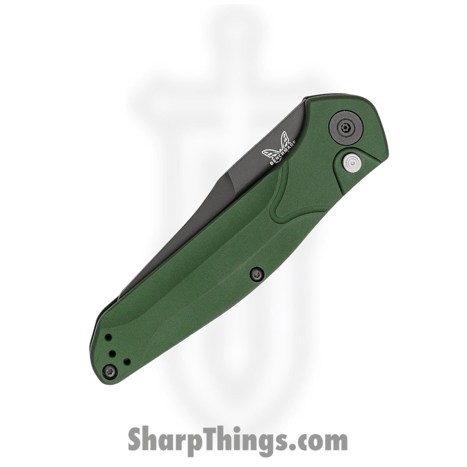 Benchmade - 9400BK - Osborne - Automatic Knife - S30V Coated Modified Reverse Tanto - Aluminum - Green - Image 2