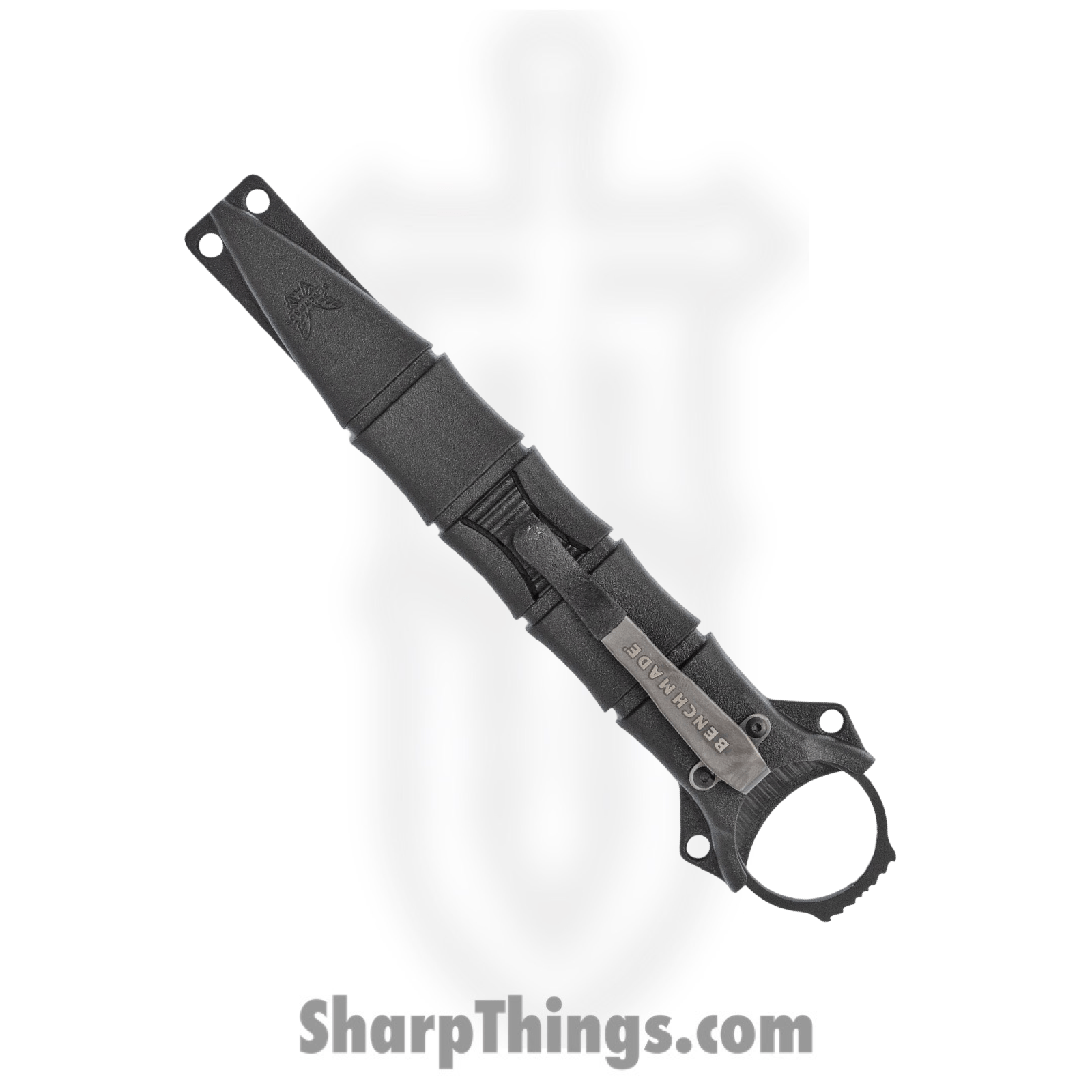 Benchmade - 176BK-COMBO - SOCP Dagger and Trainer Combo - Fixed Blade Knife - 440C SS Coated Dagger - Skeletonized - Black Red - Image 6