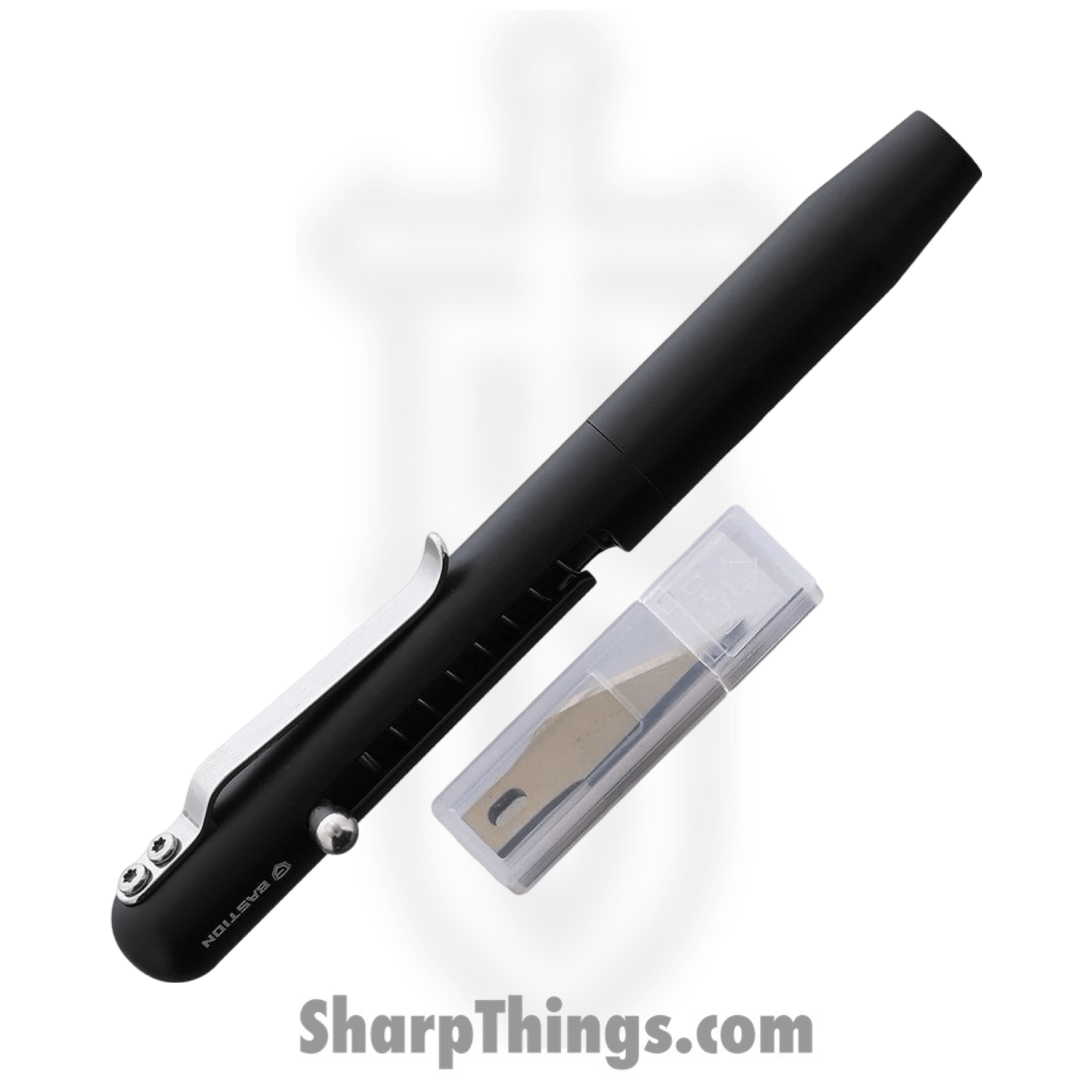 Bastion - BSTN255B - Pen-Style Retractable Precision Blade - Aluminum - Black - Image 2