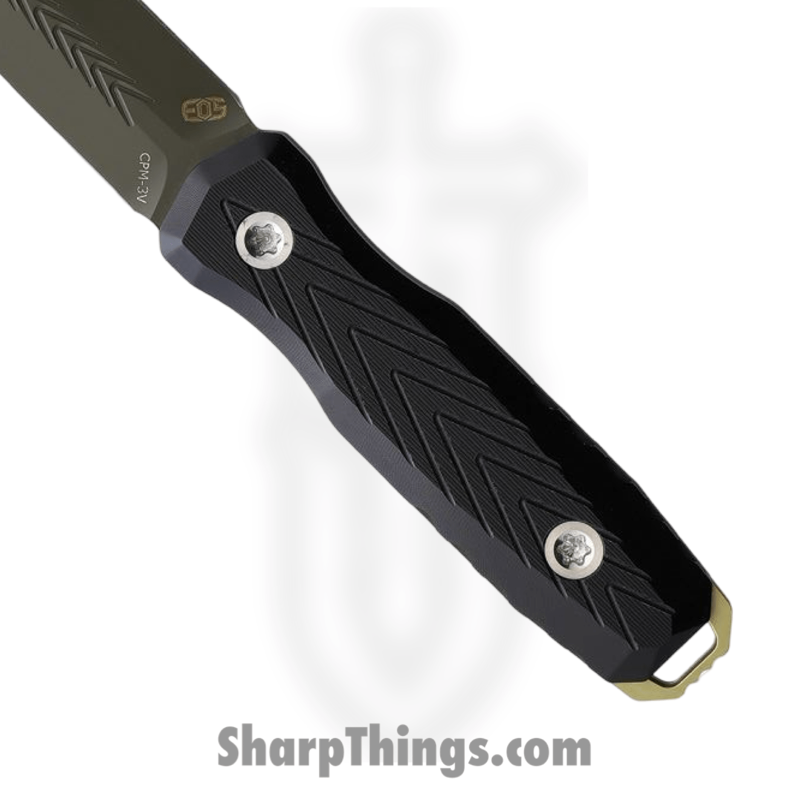 EOS - EOS088 - Mini Thresher - Fixed Blade Knife - CPM 3V Coated Spear Point - Aluminum - Black - Image 3
