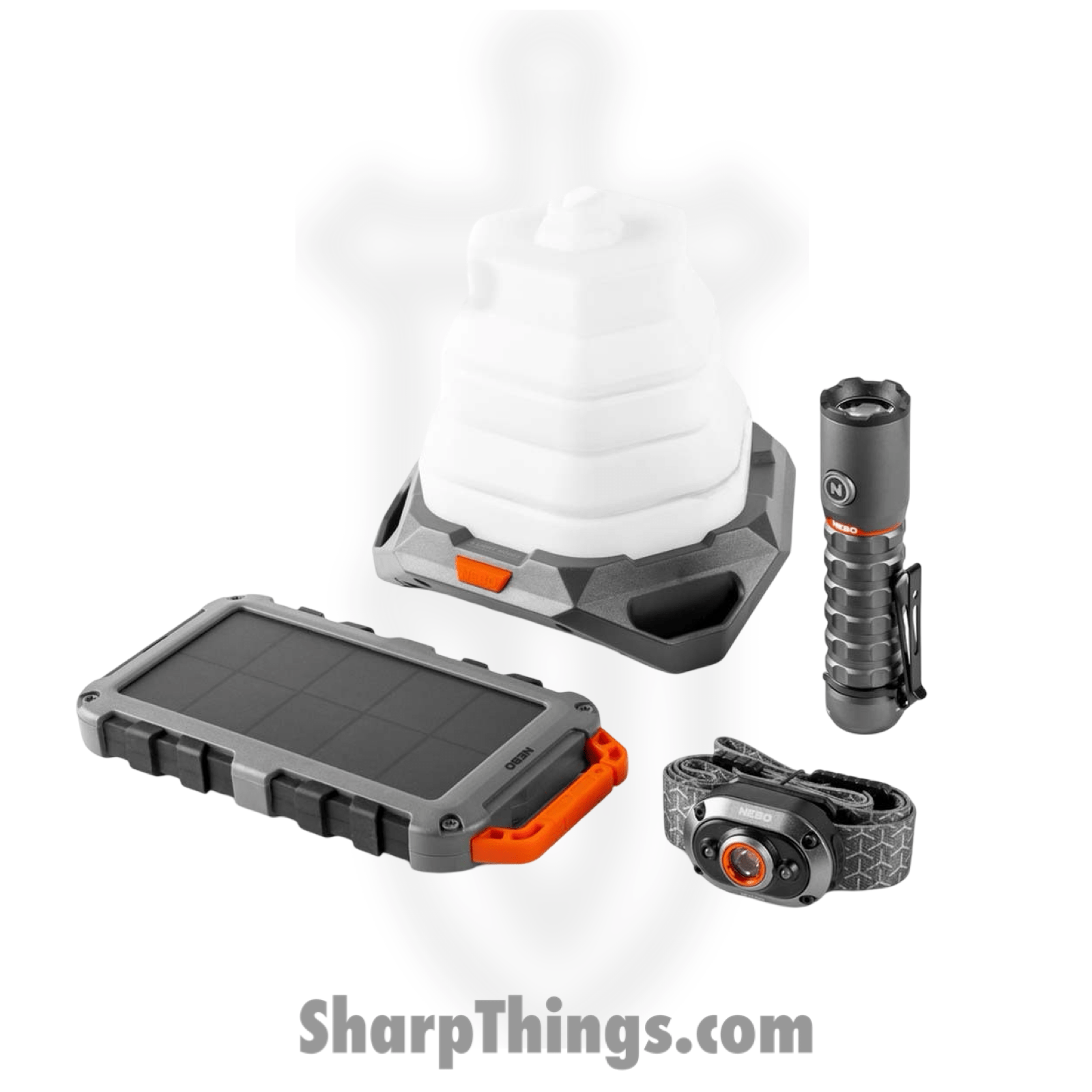 NEBO - NEB-BND-0002 - 5pc Solar Emergency Kit Light & Power