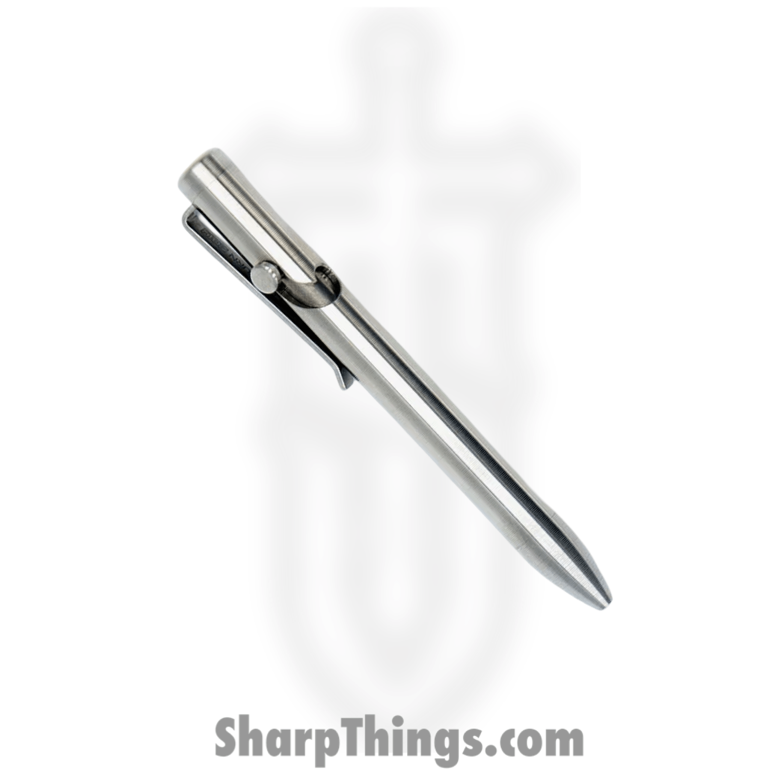 Tactile Turn - 10-BA3-TTM-TTM - Bolt Action Pen - Mini - Titanium