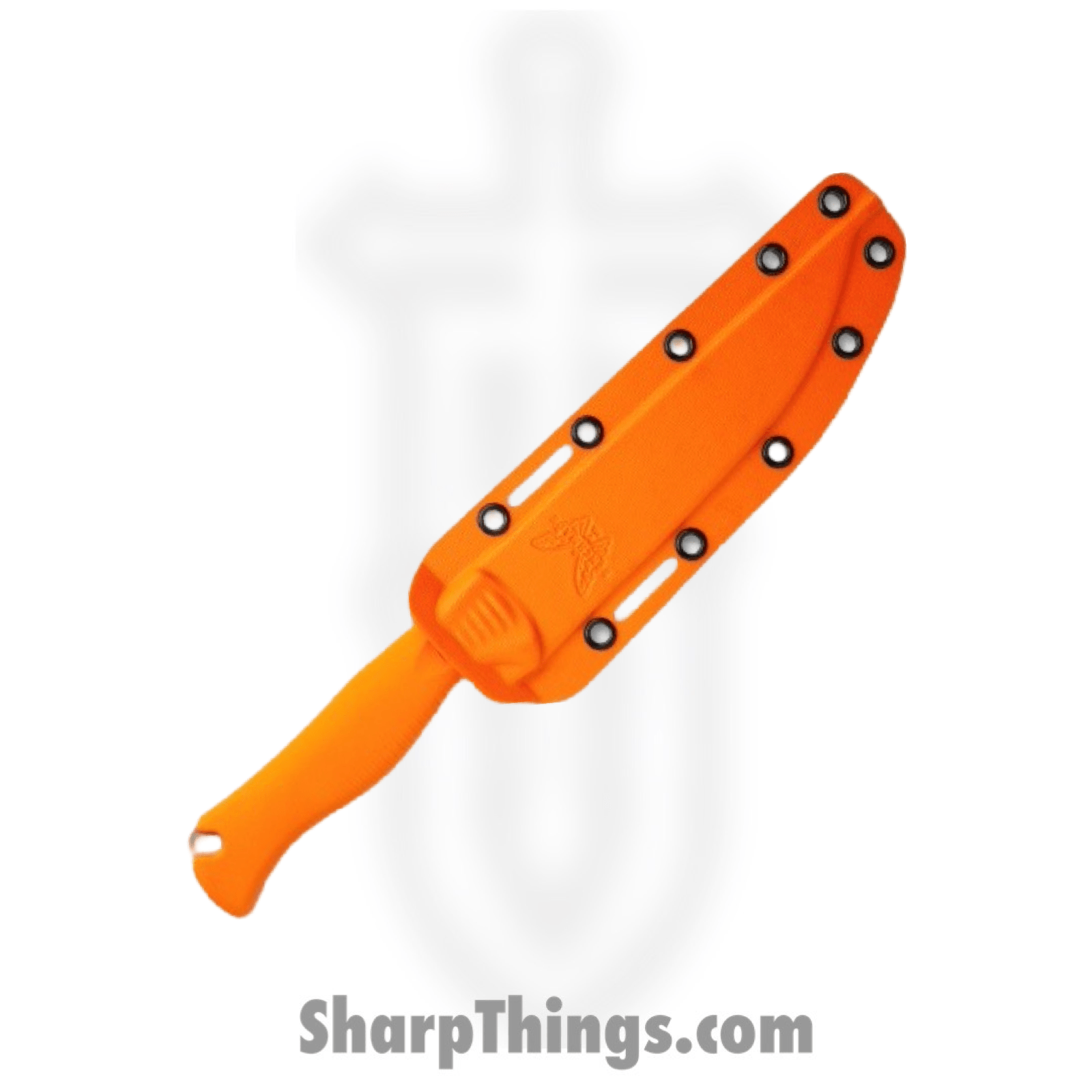 Benchmade - 15500 - Meatcrafter - Fixed Blade Knife - CPM 154 Blasted Trailing Point - Polymer - Orange - Image 3