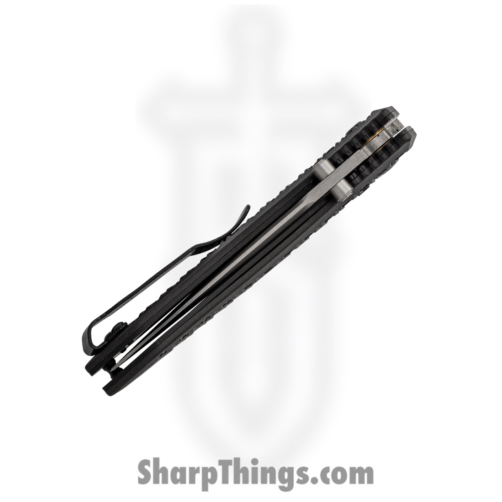 Benchmade - 575-1 - Mini Presidio II - Folding Knife - S30V Satin Drop Point - CF-Elite - Black - Image 4