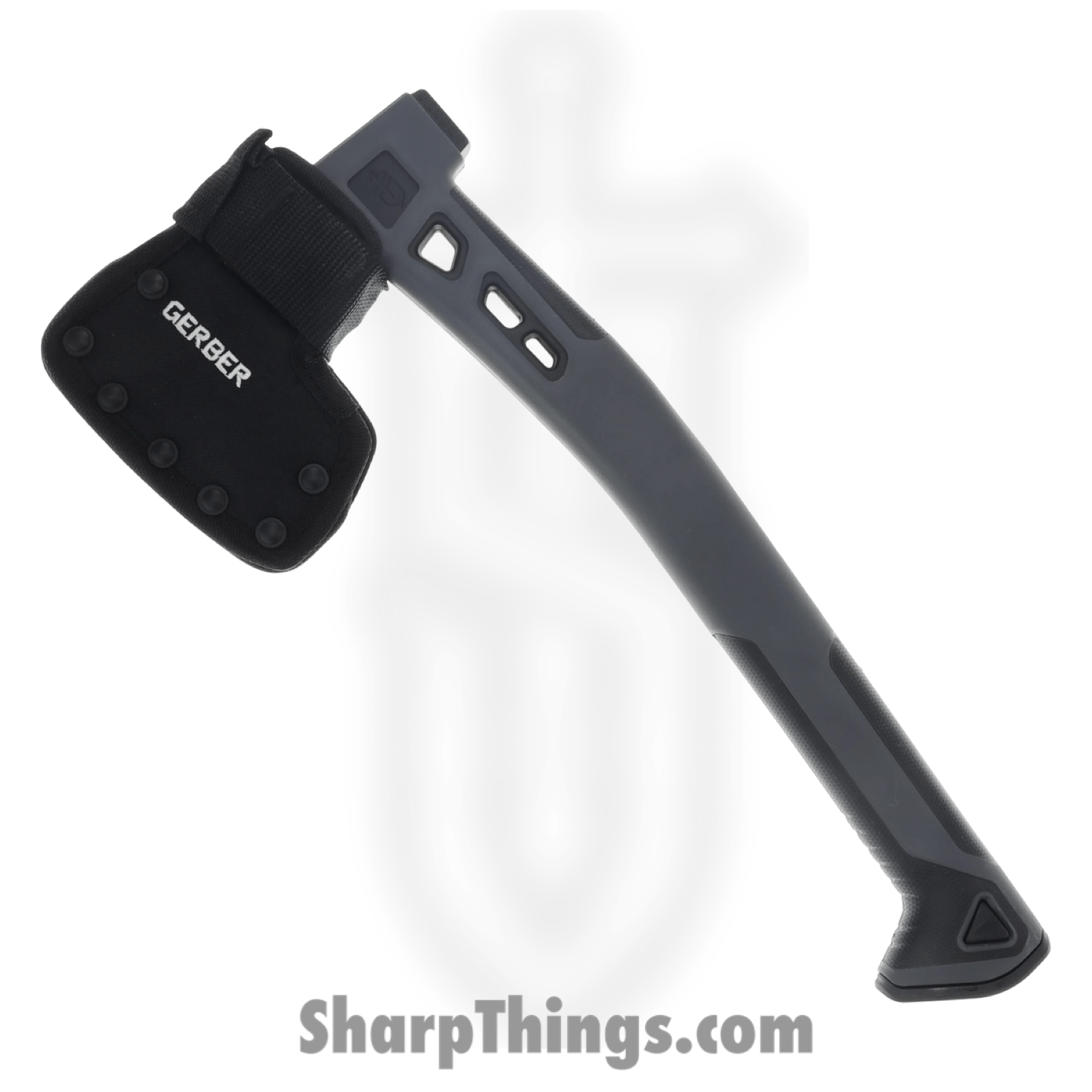 Gerber - G3782 - Bushcraft Hatchet - Stainless Coated - Rubberized Synthetic - Black - Image 3