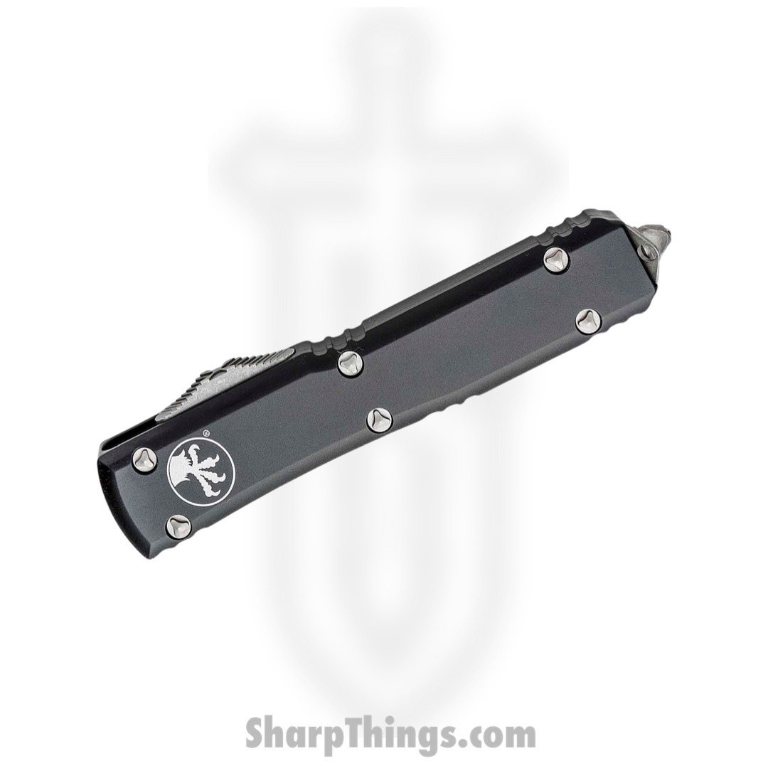 Microtech - 122-11AP - Ultratech - OTF Auto - Elmax, M390, 204P Apocalyptic Dagger - 6061-T6 Aluminum - Black - Image 3