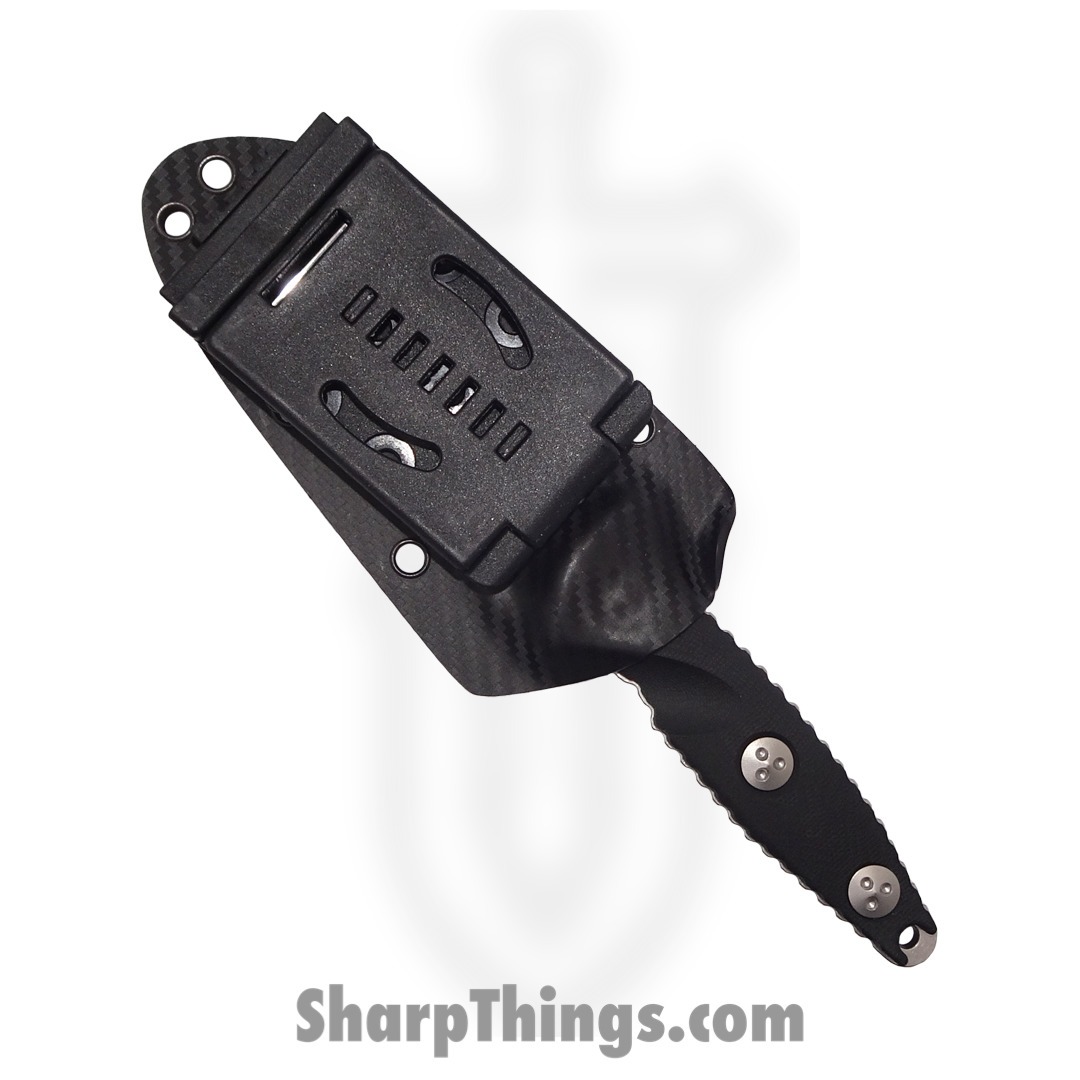 Microtech - 93M-11 - Socom Alpha Mini - Fixed Blade Knife - 93M-11 Socom Alpha Mini Fixed Blade Knife - G10 - Black - Image 4