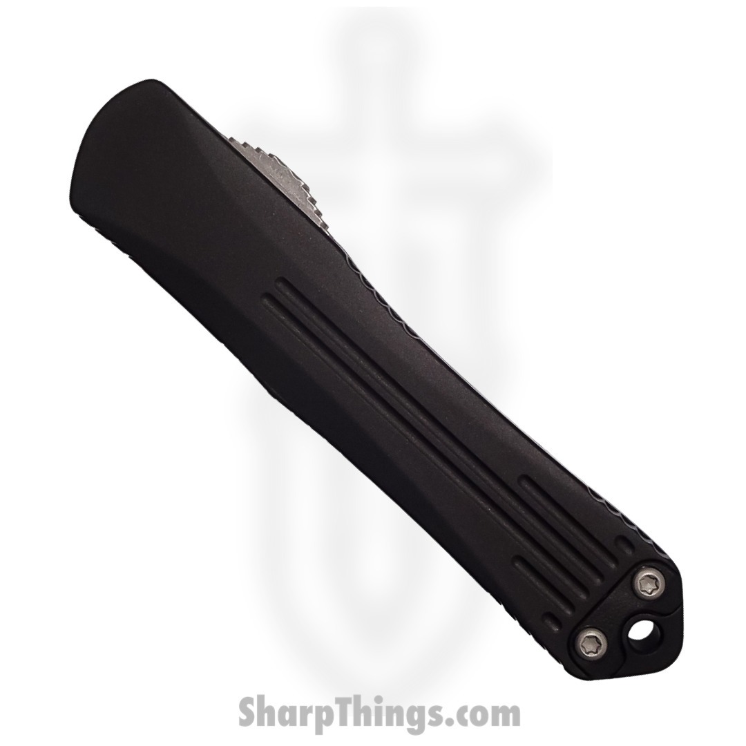 Heretic Knives - H023-5A-Ambi - Manticore S - OTF Auto - Magnacut Stonewash Tanto - 6061-T6 Aluminum - Black - Image 4