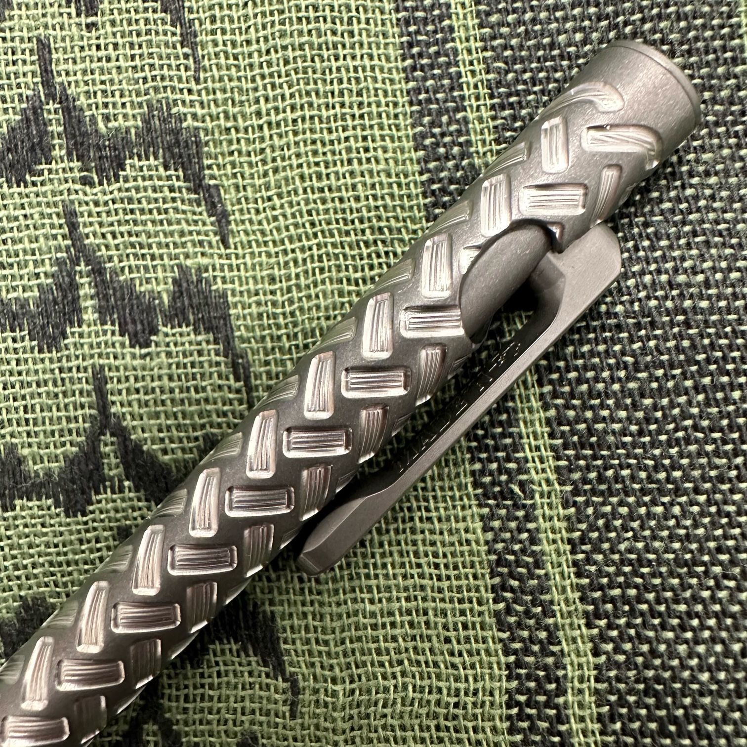 Smooth Precision Pens - SPPVHMSSW - Valhalla - Bolt Action - Mini Size - Stonewashed TI - Image 2