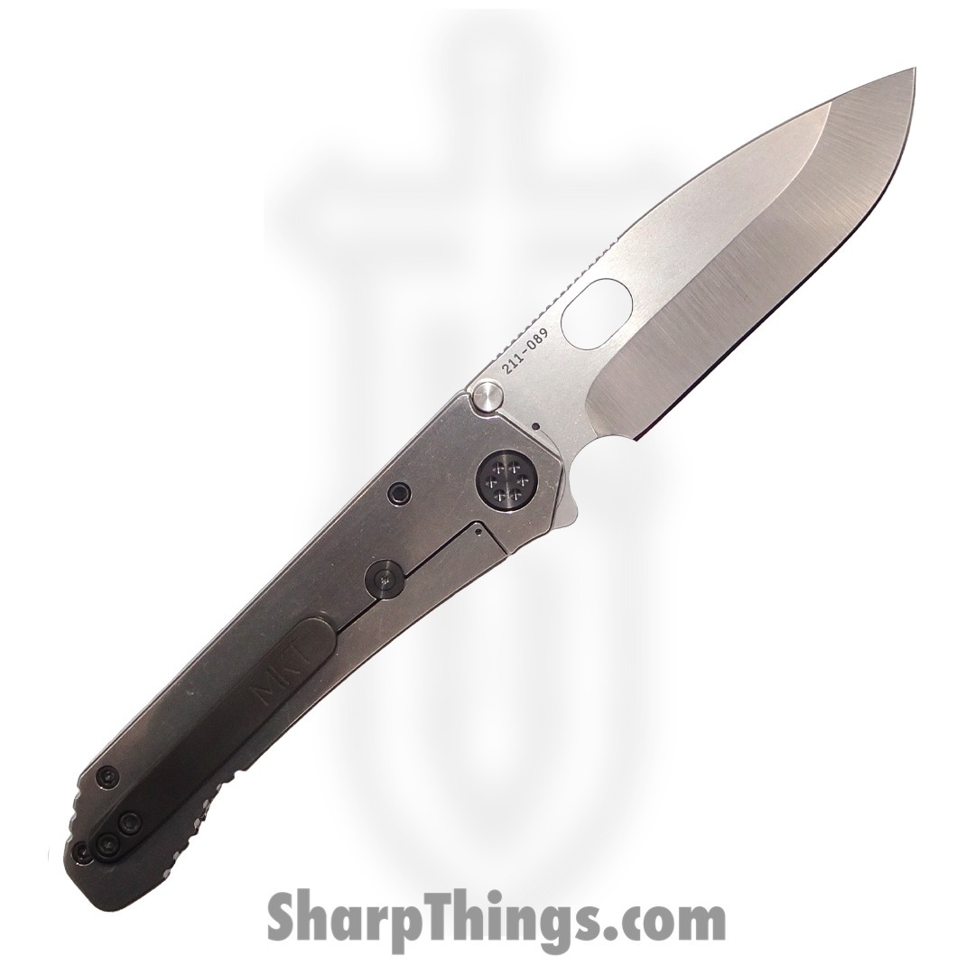 Medford Knife - MK002DTQ-01TM-TPCP-Q4 - 187 DP Folder Knife - Tumbled D2 Steel - Tumbled Titanium - Image 4