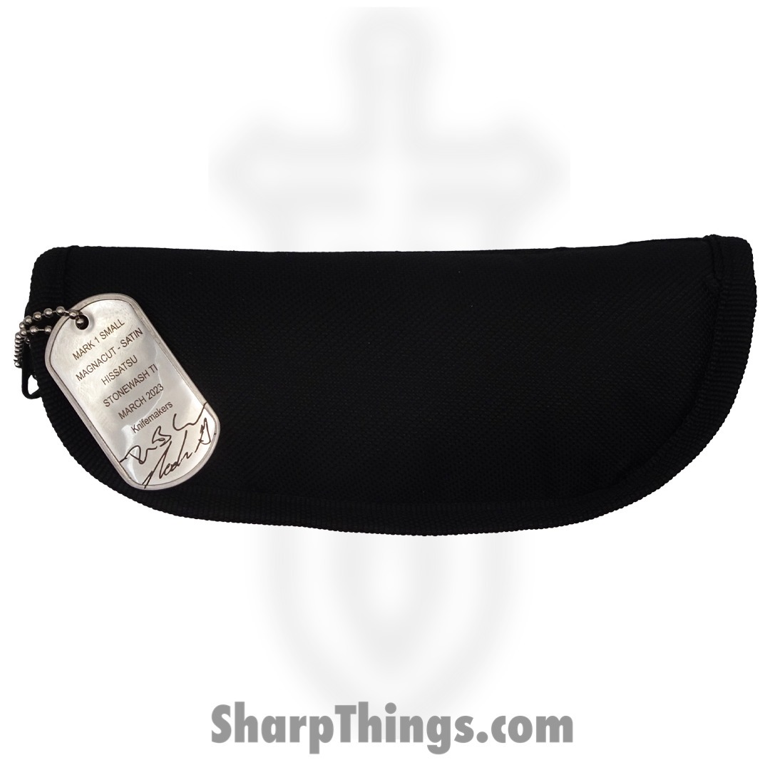 Attention 2 Detail Mercantile - A2DMK1S3.23 - Mark 1 Small - Folding Knife - CPM MagnaCut Satin Tanto - Titanium - Natural - Image 5