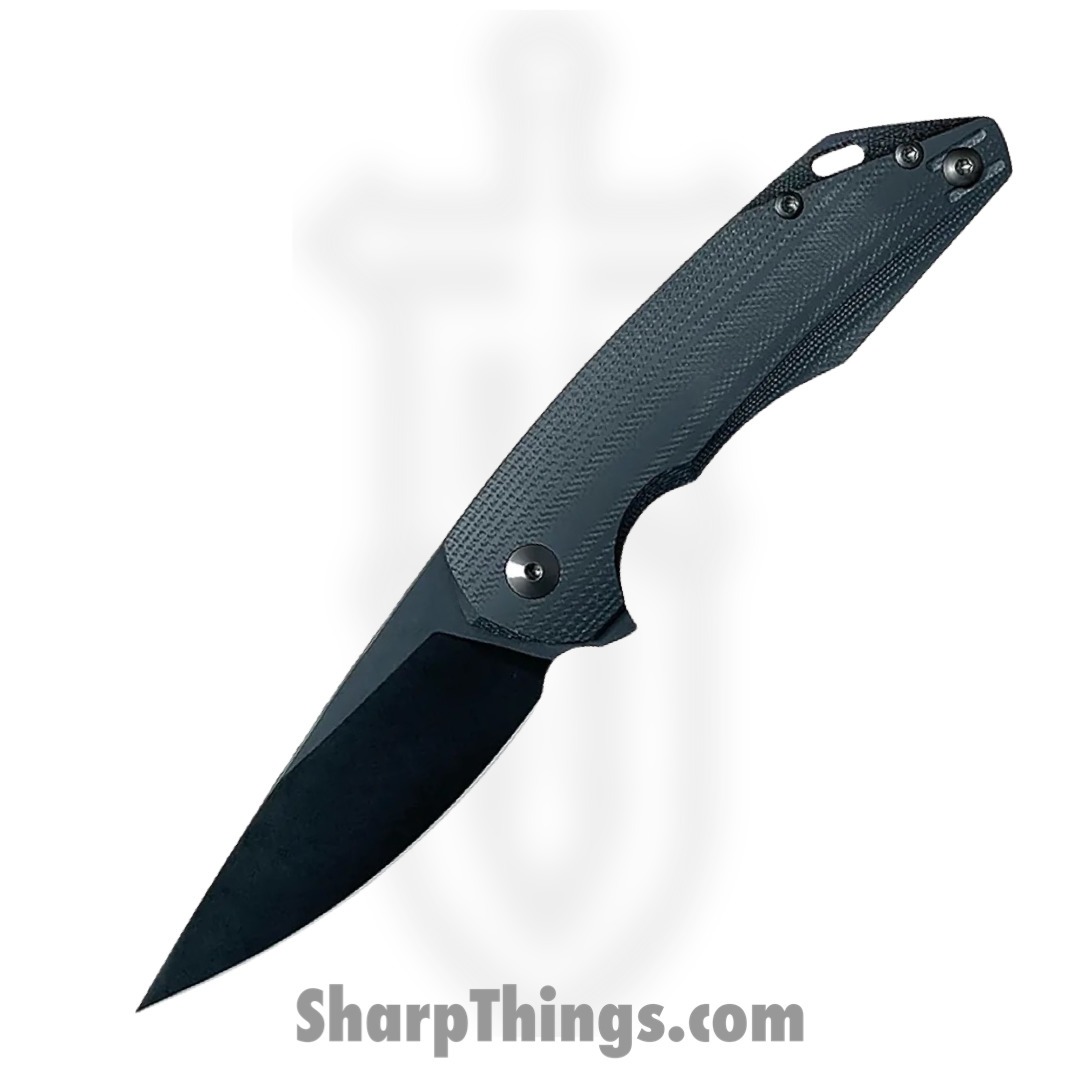 GiantMouse - CORTA-BLACKOUT-G10 - Ace Corta - Folding Knife - M390 Coated Drop Point - G10 - Black