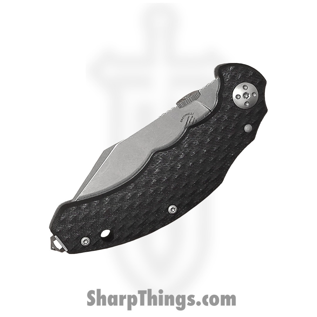 Bastinelli Creations - BASDVIL3.23 - D. Vil - Folding Knife - M390 - G10 Titanium - Black - Image 3