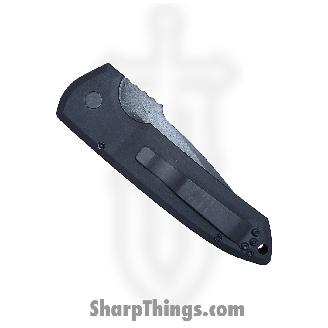 ProTech - LG303-Operator - Les George Rockeye - Automatic Knife - S35VN Coated Drop Point - 6061-T6 Aluminum - Black - Image 3