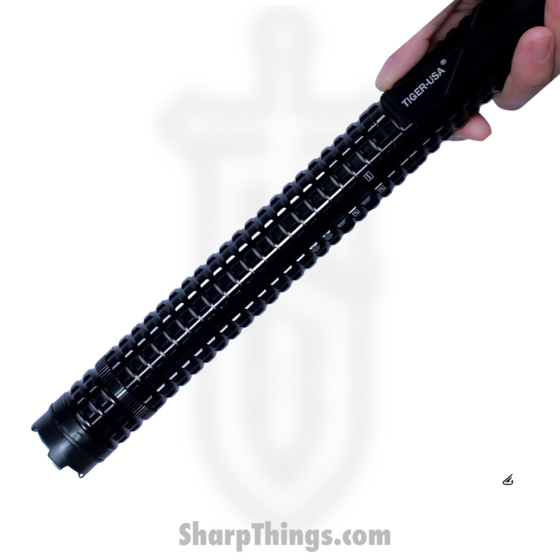 Tiger USA - TD-X8 - The MUTILATOR 250 Mill Mega Stun Gun Flashlight Baton - Plastic - Black - Image 4