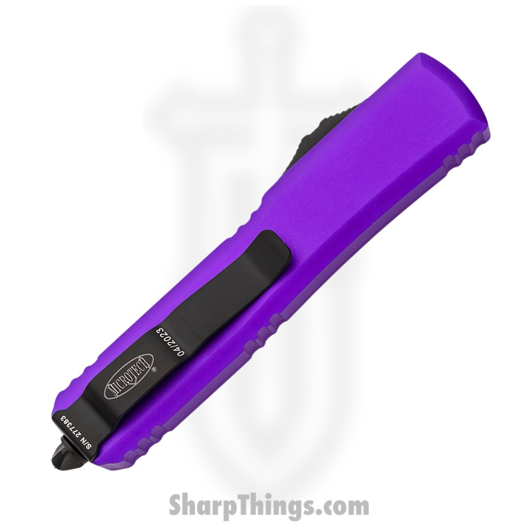 Microtech - 121-1PU - Ultratech - OTF Auto - 121-1PU Ultratech OTF Auto - 6061-T6 Aluminum - Purple/Black - Image 3