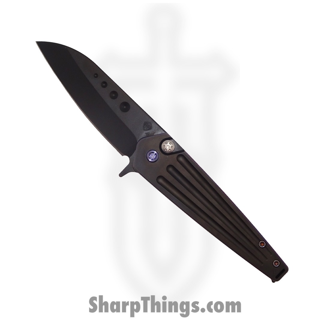 Medford Knife - MK2104PQ-30PV-T3C3-BP - Nosferatu Automatic Flipper Knife - S45VN PVD