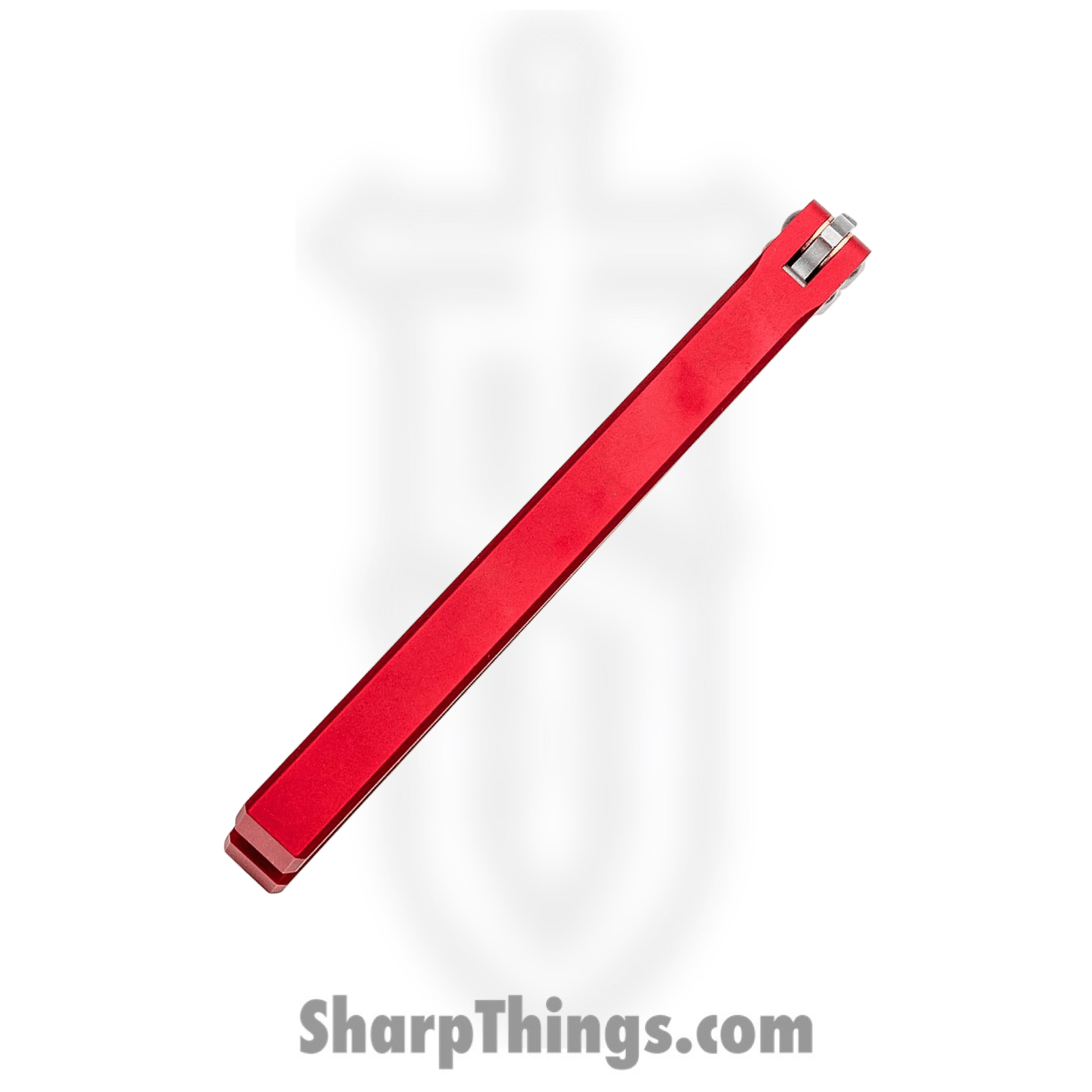 Blade Runner Systems - BRSBBSBAYRED - Barebones - Balisong - Stonewash 154cm Bayonet - 7075 - Red - Image 6