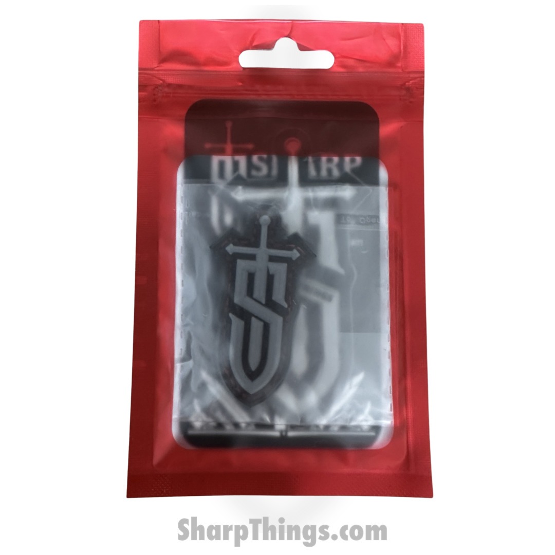 Sharp Patch - SBPC-0001 - Sharp Things & Sticky Back Patch Co. Collab - Limited Edition Hook & Loop PVC RE Patch - 1/100 - Image 3