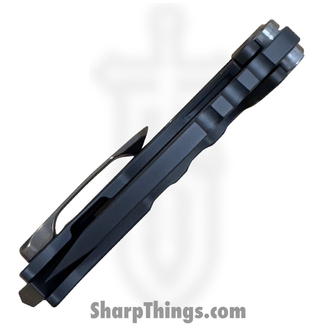 Medford Knife - MK0084PD-30PV-T1C1-BP - Micro"T" - S45VN PVD Drop Point Blade - PVD Handle - Bronze HW - Image 8