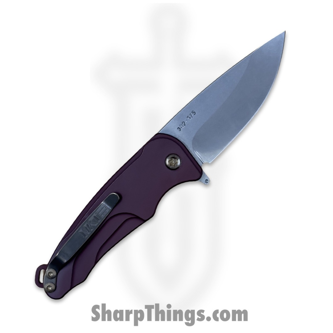 Medford Knife - MK0394TQ-41AR-T1C1-Q4 - Smooth Criminal Button Lock Folder - Tumbled S45VN - Red - Image 2