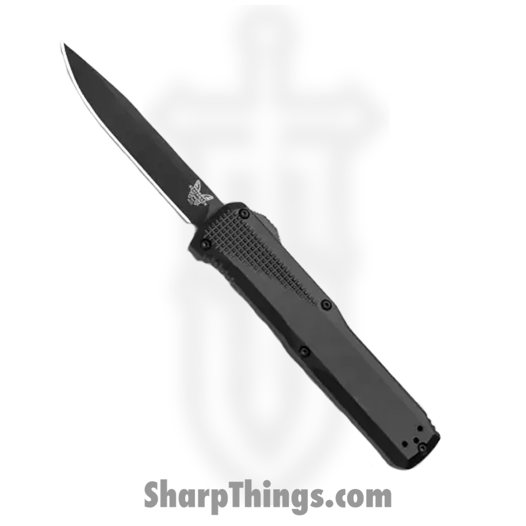 Benchmade - 4600DLC - Phaeton OTF Tactical Knife - OTF Auto - CPM-S3V Coated Drop Point - 6061-T6 - Black