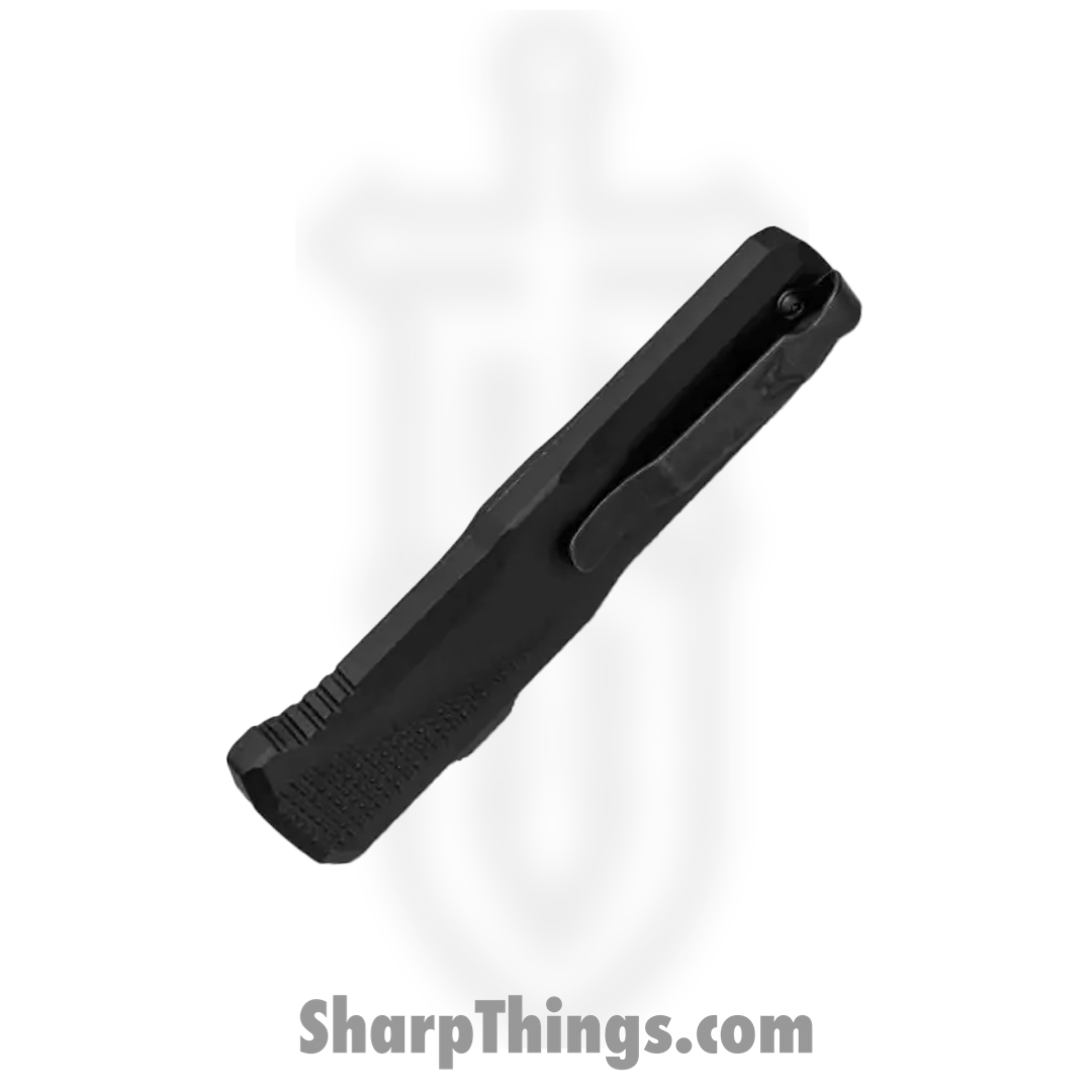 Benchmade - 4600DLC - Phaeton OTF Tactical Knife - OTF Auto - CPM-S3V Coated Drop Point - 6061-T6 - Black - Image 3