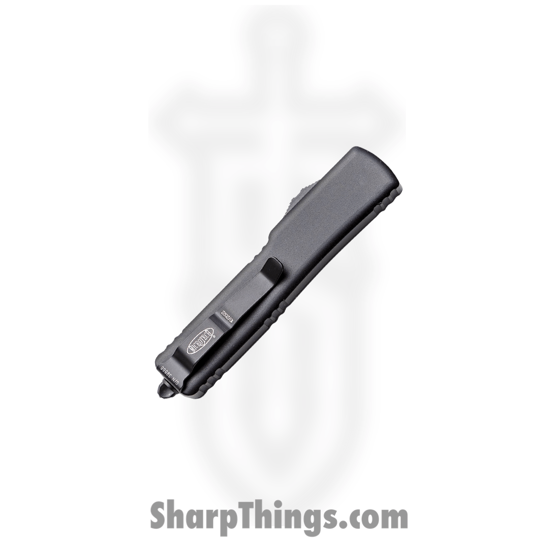 Microtech - 149-1T - UTX-70 - OTF Auto - Elmax, M390, 204P Coated Tanto - 6061-T6 Aluminum - Black - Image 3