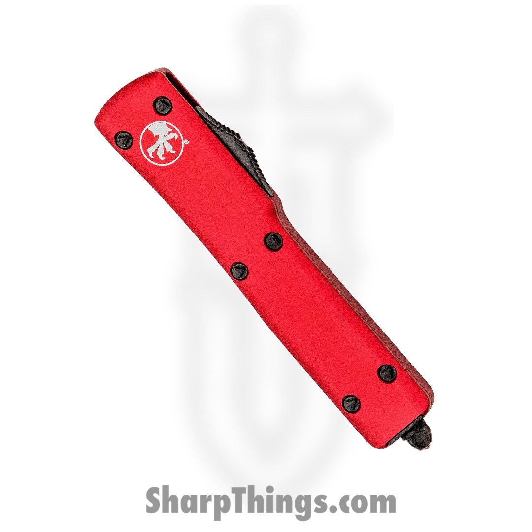 Microtech - 149-1RD - UTX-70 - OTF Auto - Elmax, M390, 204P Coated Tanto - 6061-T6 Aluminum - Red - Image 2