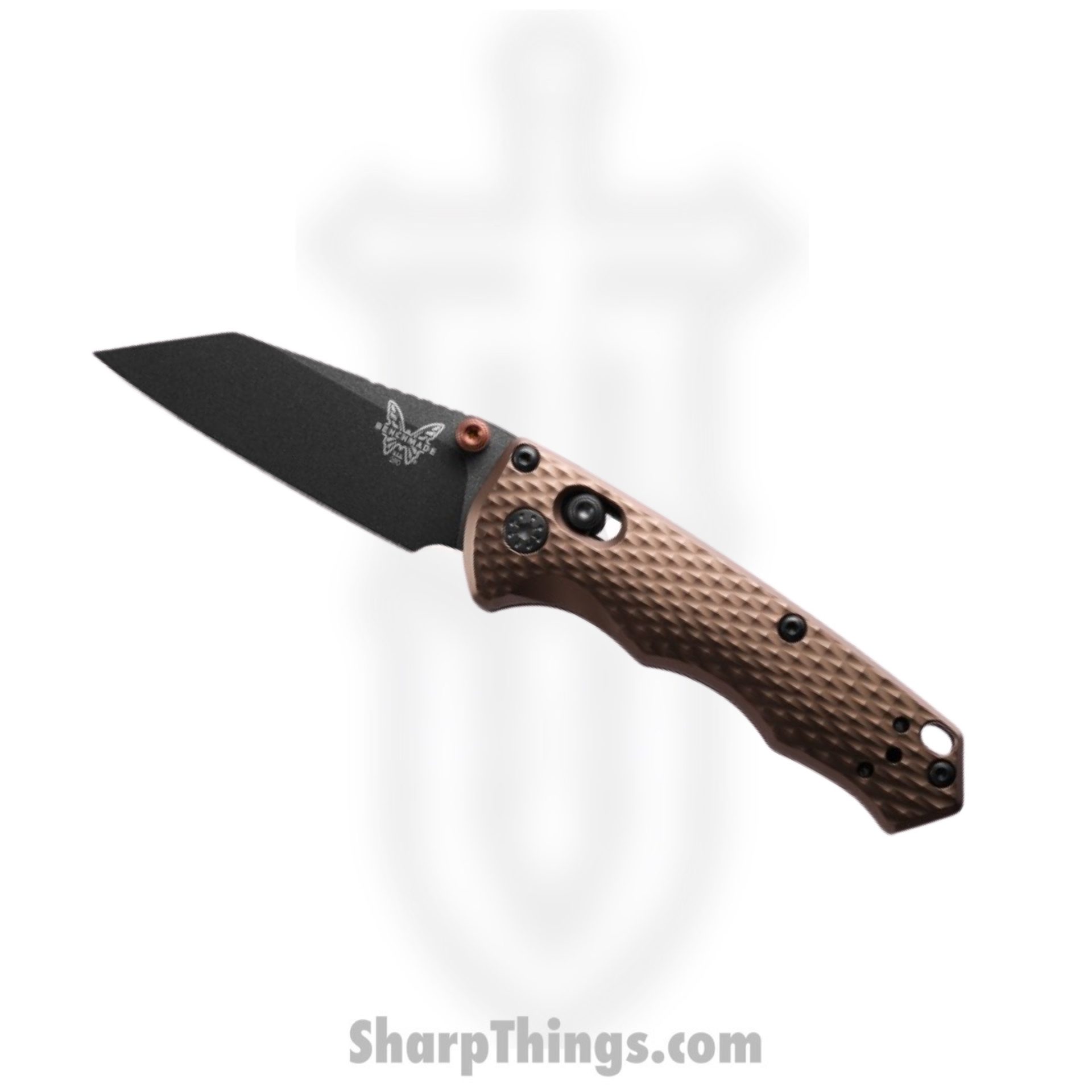 Benchmade - 290BK-1 - Full Immunity - Folding Knife - CPM-M4 Cobalt Black Wharncliffe - Aluminum - Flat Dark Earth