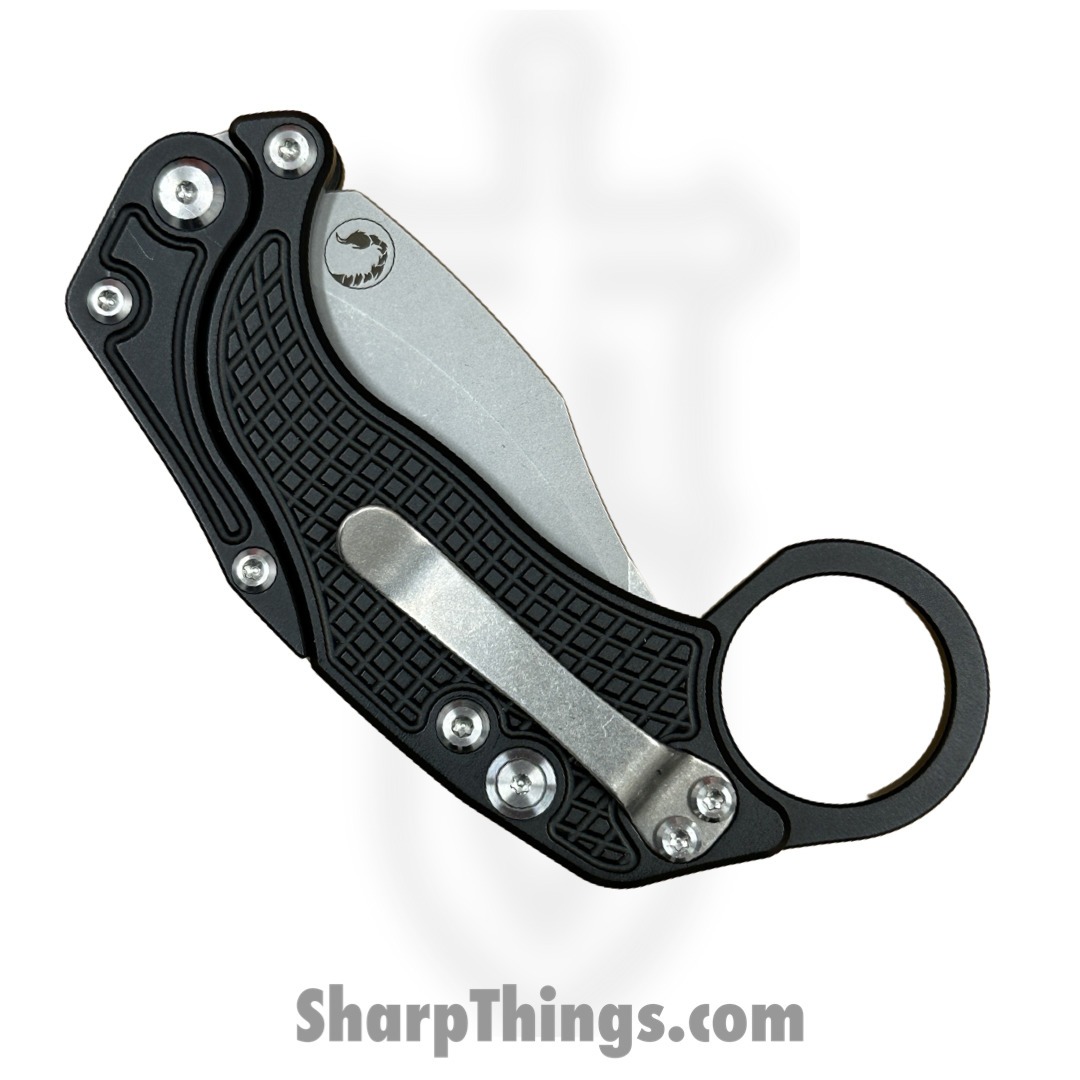 Reate Knives - EXOKSWBK - EXO-K - Gravity Karambit 2pc Set - Folding Knife - Stonewash N690 - Black - Image 5