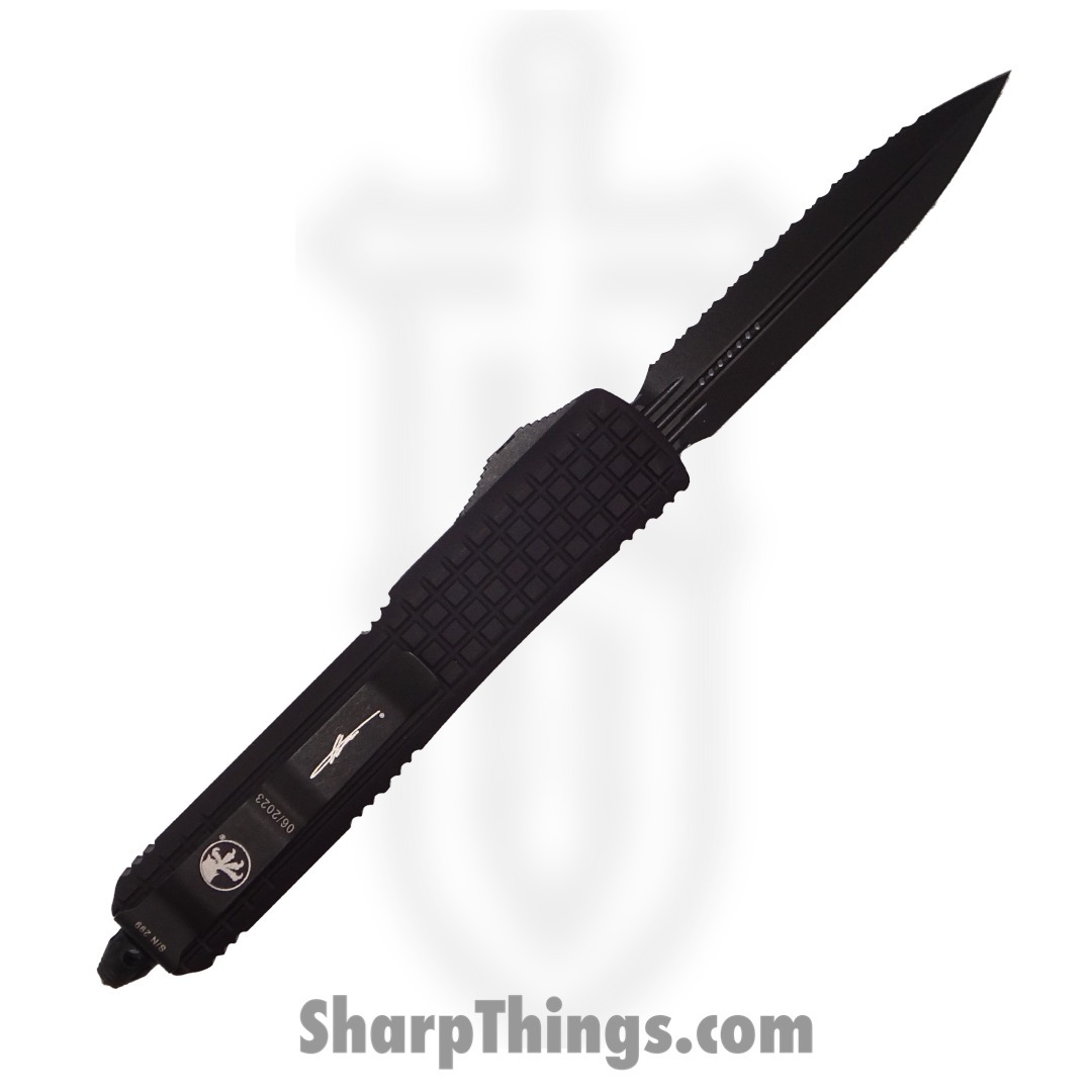 Microtech - 122-3UT-DS - Ultratech - OTF Auto - 122-3UT-DS Ultratech OTF Auto - 6061-T6 Aluminum - Black - Image 2