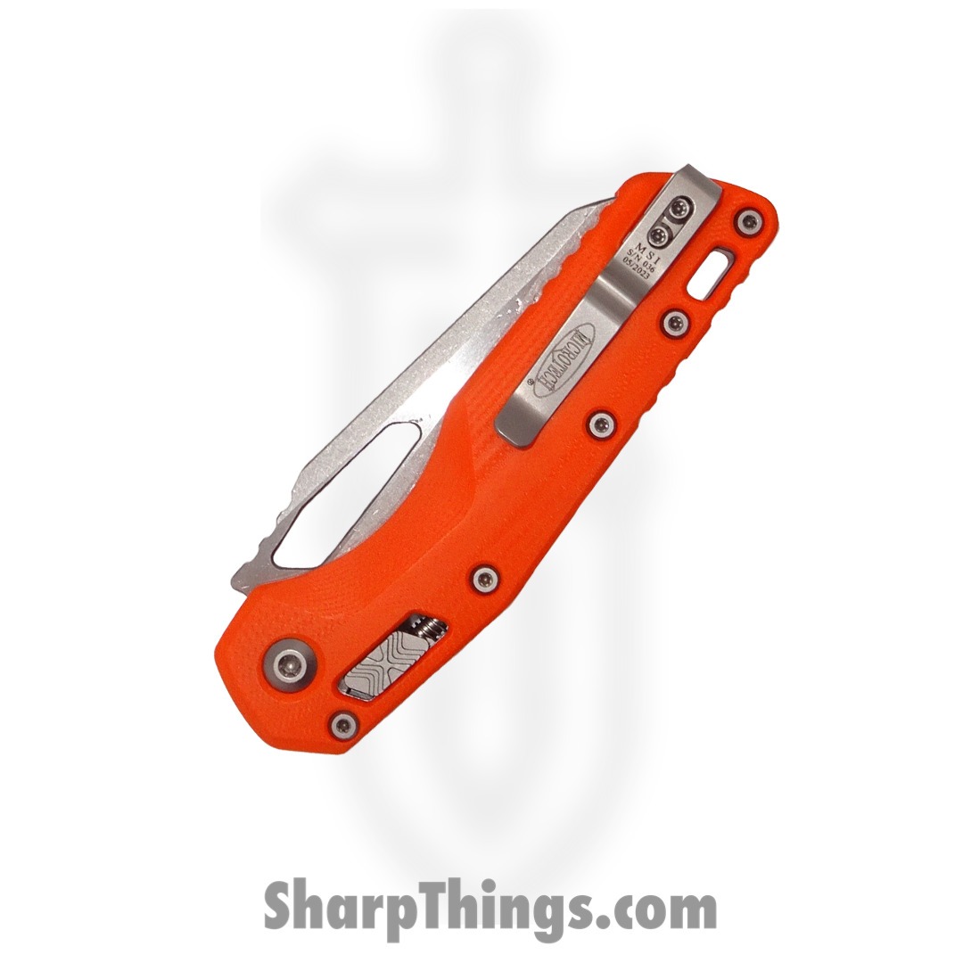 Microtech - 210-10GTOR - MSI RAM-LOK - Folding Knife - 210-10GTOR MSI RAM-LOK Folding Knife - G10 - Orange - Image 6