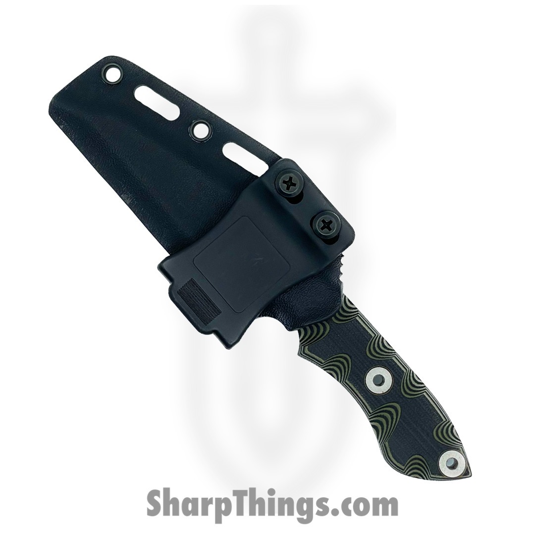 T.Kell Knives - GuardBDUgg - Guardian - Fixed Blade Knife - 80crv2 Nickle Boron Coated Rev Tanto - G10 - BDU - Image 3