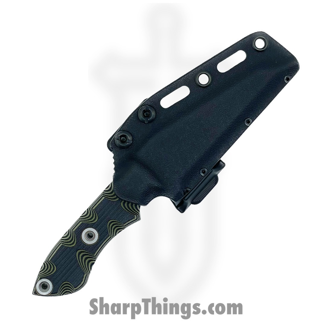 T.Kell Knives - GuardBDUgg - Guardian - Fixed Blade Knife - 80crv2 Nickle Boron Coated Rev Tanto - G10 - BDU - Image 4