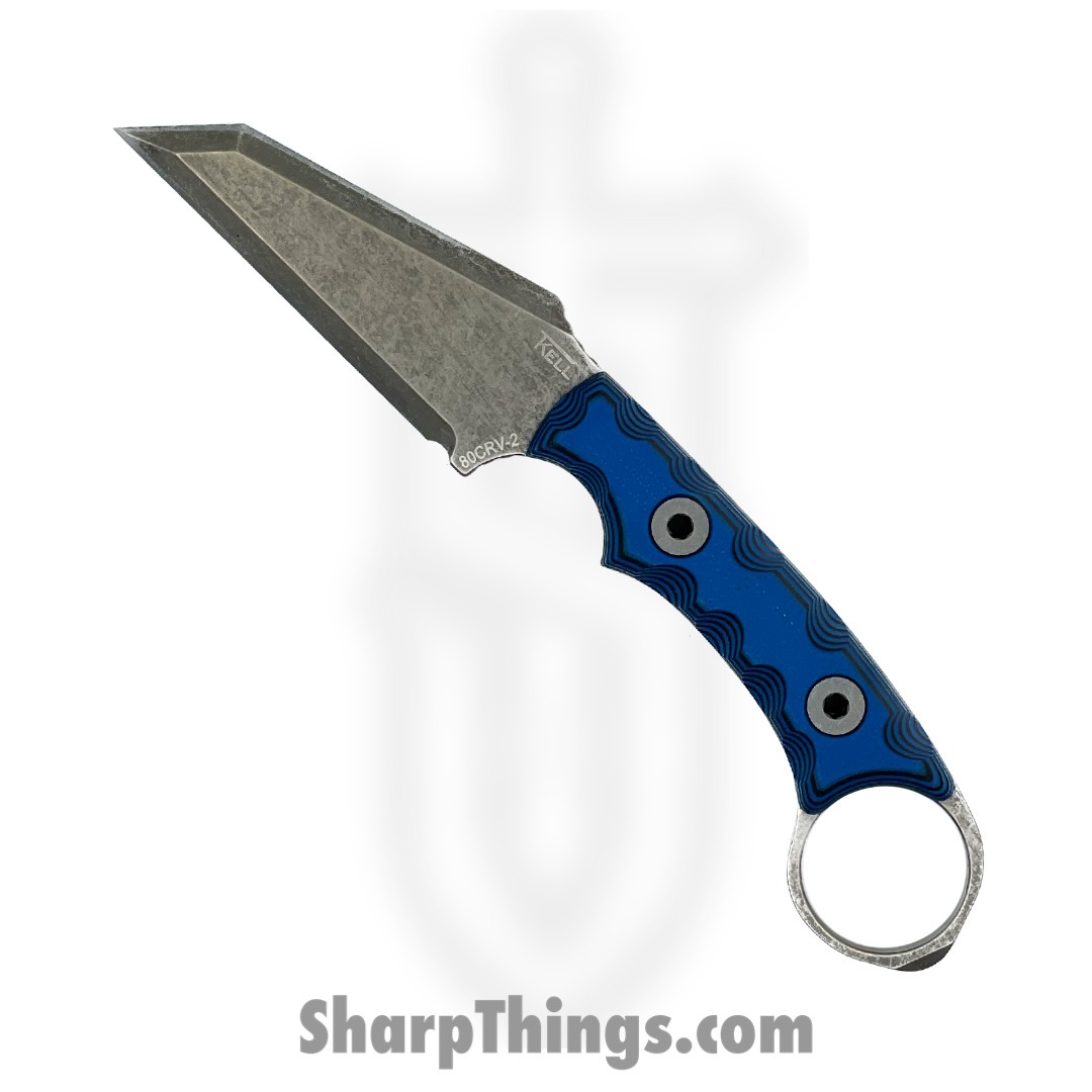 T.Kell Knives - NgtGrdArmn - Nightguard - Fixed Blade Knife - 80crv2 Nickle Boron Coated Rev Tanto - G10 - Airmen